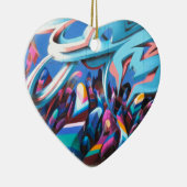 Cool Graffiti Wall Keramisch Ornament (Rechts)