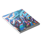 Cool Graffiti Wall Notitieblok (Schuin)
