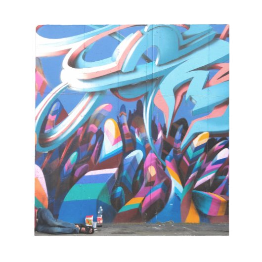 Cool Graffiti Wall Notitieblok (Voorkant)