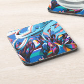 Cool Graffiti Wall Onderzetter (Linkerzijde)