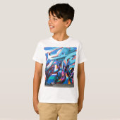 Cool Graffiti Wall T-shirt (Voorkant volledig)