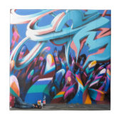 Cool Graffiti Wall Tegeltje (Voorkant)