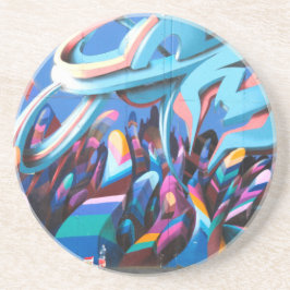 Cool Graffiti Wall Zandsteen Onderzetter