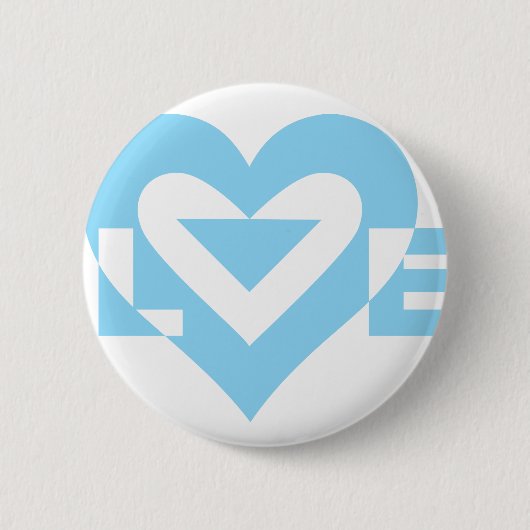 Cool grafisch ontwerp, Blauw Ronde Button 5,7 Cm (Voorkant)