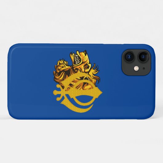 cool grafisch sikh khanda lion sikhism - symbool Case-Mate iPhone case (Achterkant (horizontaal))