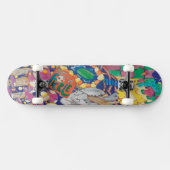 cool grafisch skateboard (Horizontaal)