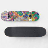 cool grafisch skateboard (Horizontaal)