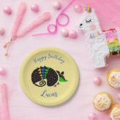 Cool grafische ARMADILLO - Happy Birthday - Papieren Bordje (Feest)