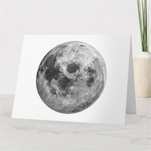 Cool Grafische Volle Maan Ruimte Astronomie Wetens Kaart