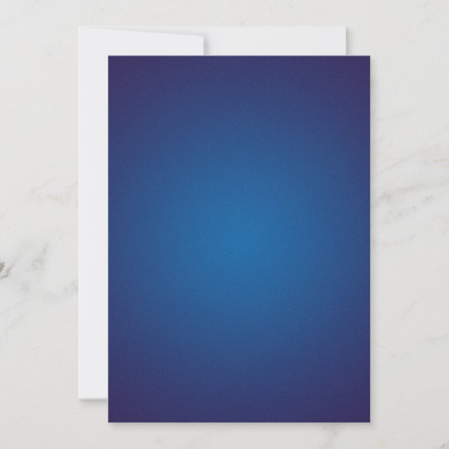 Cool Grainy Deep Blue Vignette (Voorkant)