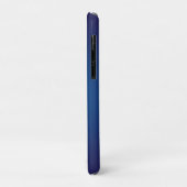 Cool Grainy Deep Blue Vignette Case-Mate iPhone Case (Achterkant/links)