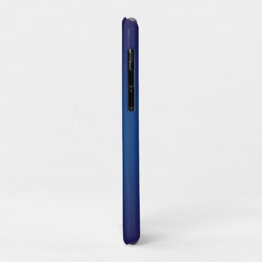 Cool Grainy Deep Blue Vignette Case-Mate iPhone Case (Achterkant/links)