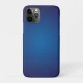 Cool Grainy Deep Blue Vignette Case-Mate iPhone Case (Achterkant)
