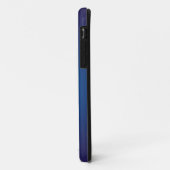 Cool Grainy Deep Blue Vignette Case-Mate iPhone Case (Achterkant/links)