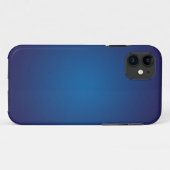 Cool Grainy Deep Blue Vignette Case-Mate iPhone Case (Achterkant (horizontaal))