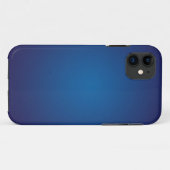 Cool Grainy Deep Blue Vignette Case-Mate iPhone Case (Achterkant (horizontaal))