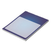 Cool Grainy Deep Blue Vignette Notitieblok (Linkerzijde)