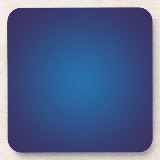 Cool Grainy Deep Blue Vignette Onderzetter (Voorkant)