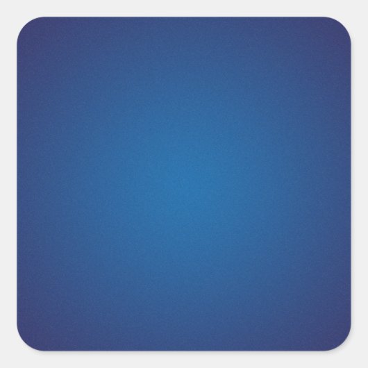 Cool Grainy Deep Blue Vignette Vierkante Sticker (Voorkant)