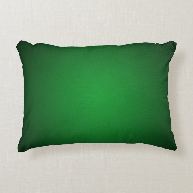 Cool Grainy Green-Black Vignette Accent Kussen (Voorkant)