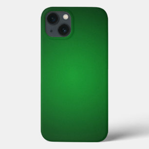 Cool Grainy Green-Black Vignette iPhone 13 Hoesje