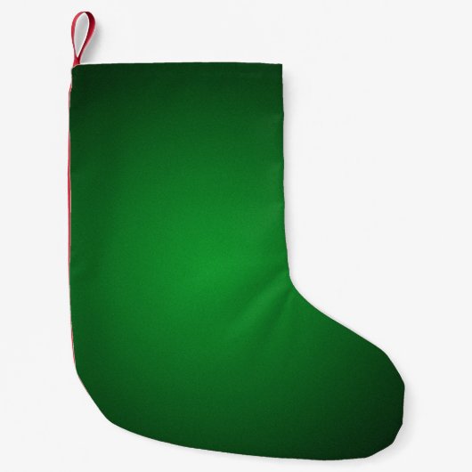 Cool Grainy Green-Black Vignette Kleine Kerstsok (Voorkant)