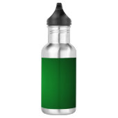 Cool Grainy Green-Black Vignette Waterfles (Rechts)