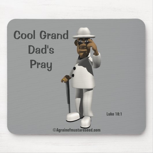 Cool Grand Dad's Pray Muismat (Voorkant)
