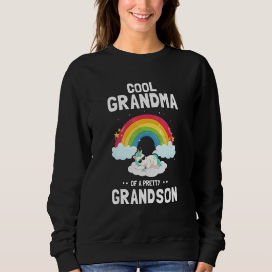 Cool GRANDMA Of A Pretty Gay Son Cute Pride Design Trui (Voorkant)