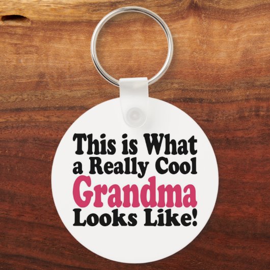 Cool Grandma Sleutelhanger (Voorkant)