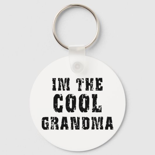 Cool Grandma T-Shirt Sleutelhanger (Voorkant)