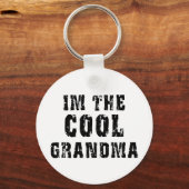 Cool Grandma T-Shirt Sleutelhanger (Voorkant)