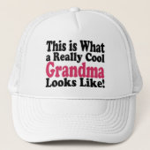 Cool Grandma Trucker Pet (Voorkant)