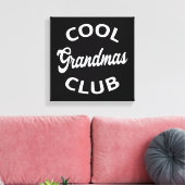 Cool Grandmas Club I Canvas Afdruk (Insitu (Woonkamer))