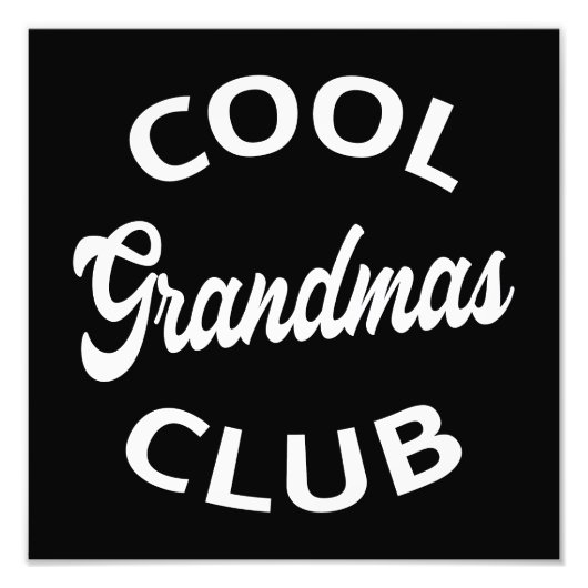 Cool Grandmas Club I Foto Afdruk (Voorkant)