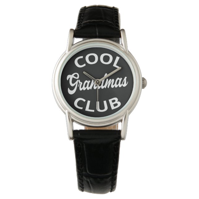 Cool Grandmas Club I Horloge (Voorkant)