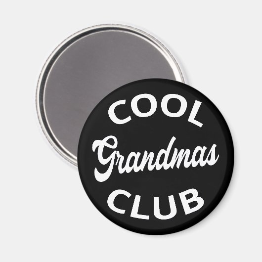 Cool Grandmas Club I Magneet (Voorkant / Achterkant)