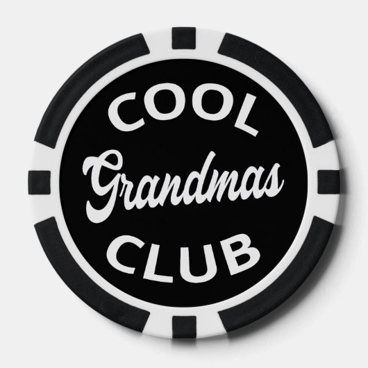 Cool Grandmas Club I Poker Chips (Voorkant)