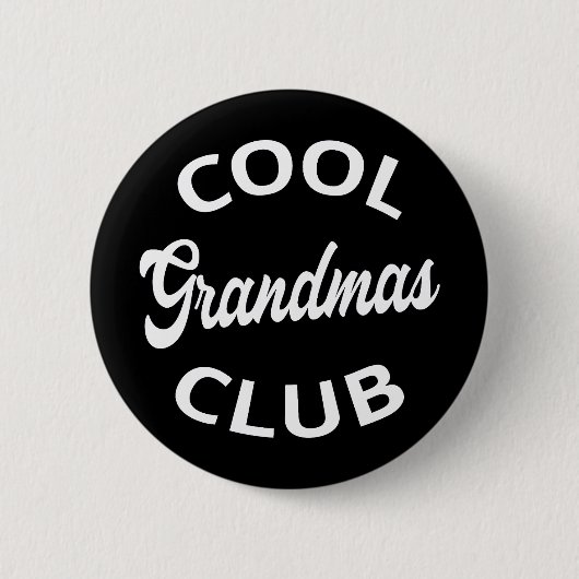 Cool Grandmas Club I Ronde Button 5,7 Cm (Voorkant)