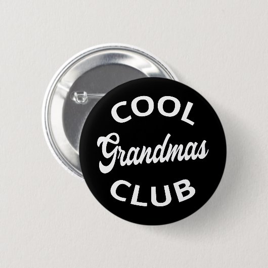 Cool Grandmas Club I Ronde Button 5,7 Cm (Voorkant /achterkant)