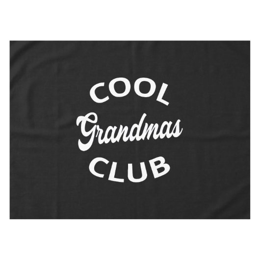 Cool Grandma's Club I Tafelkleed (Voorkant (Horizontaal))