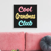 Cool Grandmas Club II Canvas Afdruk (Insitu (Woonkamer))