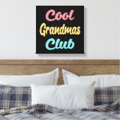 Cool Grandmas Club II Canvas Afdruk (Insitu (Slaapkamer))