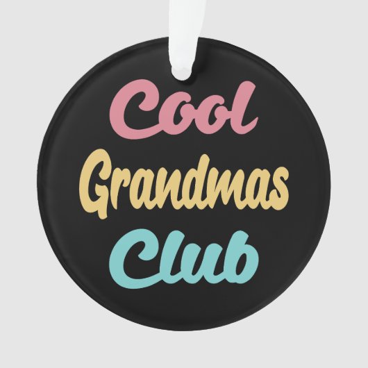Cool Grandmas Club II Ornament (voorkant)