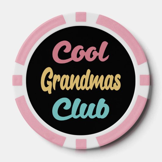 Cool Grandmas Club II Poker Chips (Voorkant)