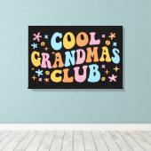 Cool Grandmas Club III Canvas Afdruk (Insitu (Houten vloer))