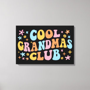 Cool Grandmas Club III Canvas Afdruk
