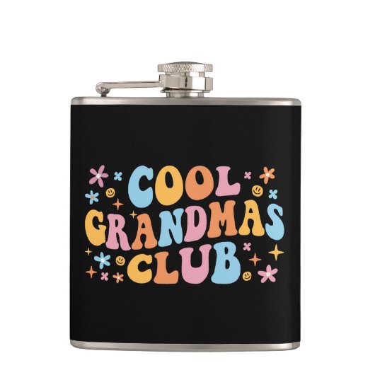 Cool Grandmas Club III Heupfles (Voorkant)