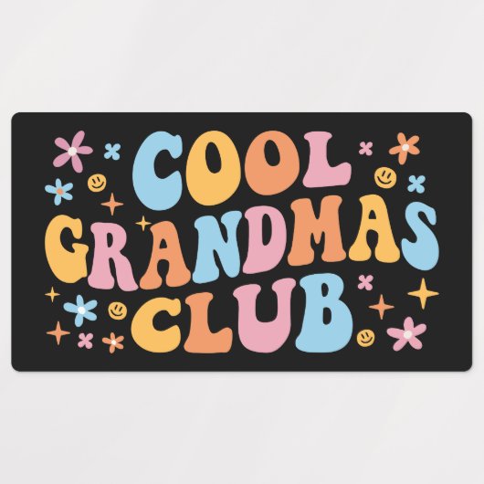 Cool Grandmas Club III Labels (Design 1)
