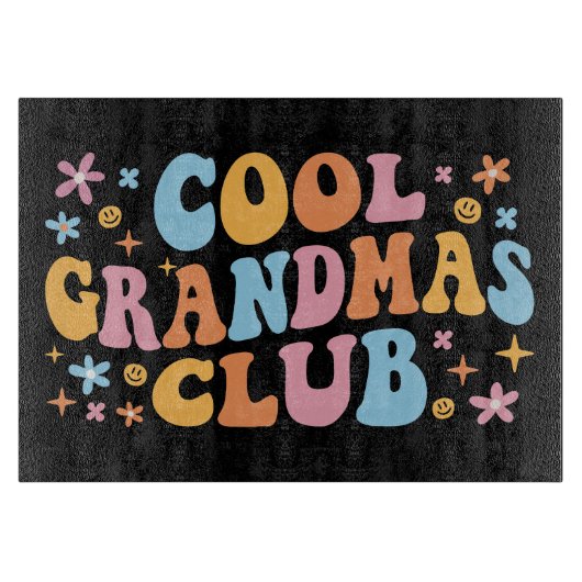 Cool Grandmas Club III Snijplank (Voorkant)